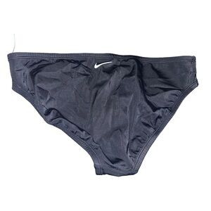 New Women nike black bikini swim bottoms size Large